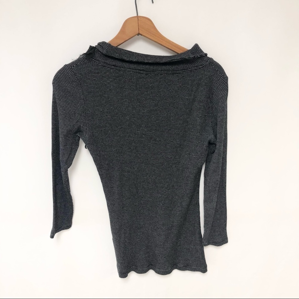 Anthropologie Deletta Vintage Y2K Ruffle Detail Top Sz XS - Picture 8 of 11